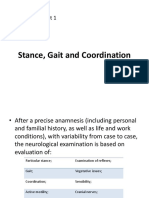 1 - Stance, Gait and Coordination