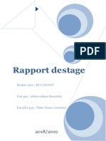 Rapport de Stage