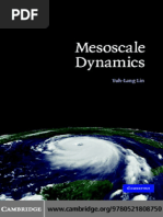 Meteorology - Mesoscale Dynamics PDF