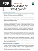 Guía Psicobiología