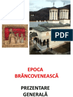 26 ARTA BRANCOVENEASCA Prezentare Generala