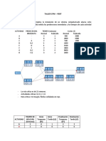 Taller CPM - PERT