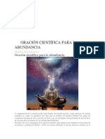 Oración Científica para La Abundancia