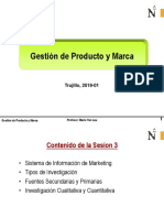 UPN GPM 2019-01 Sesion 03 Sistemas de Información de Mercados. Tendencias