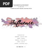 Influence: Communication Theory and Practices