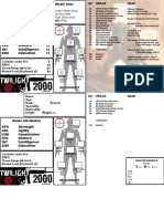 Twilight 2000 1st Edition Custom Character Sheet