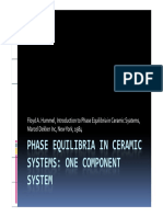 Phase Equilibria in Ceramic Systems