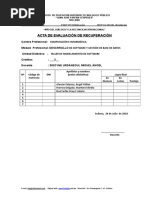 ACTA de Evaluación de Recuperación Computacion 2018-I