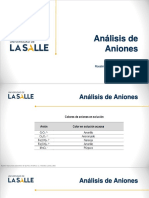 Análisis de Aniones PDF