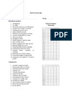 Fisa Observatie Copii