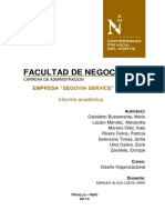 Informe Diseño Orzanizacional