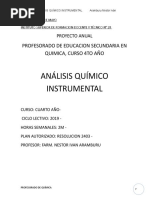 Proyecto Analisis Quimico