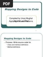 Mapping Designs To Code: Click To Add Text Compiled by Urooj Mughal Applying UML and Patterns