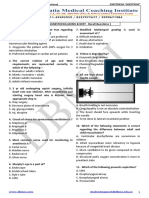 ANESTHESIA (AIIMS & NEET - Recall Questions) Anesthesia T&D