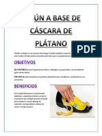 Betún A Base de Cáscara de Plátano