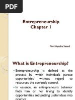 Entrepreneurship Chapter 1