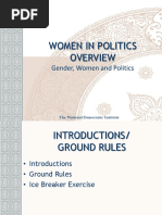 Women in Politics Overview