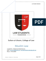 Muslim Law PDF