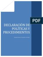 Manual Politicas y Procedimientos Gano Excel Sa PDF