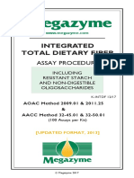 Integrated Total Dietary Fiber (K-Intdf) - Megazyme