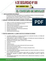 Charla de Seguridad #008 Control Consumo de Drogas