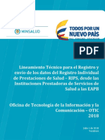 Lineamientos Tecnicos para IPS PDF