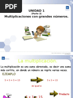 Unidad 1 Multiplicaciones y Divisiones