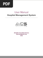 ACS HMS User Manual