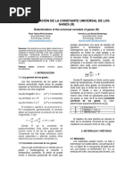 Informe 3. Determinación de La Constante Universal de Los Gases