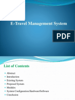 E-Travel Management System 1ppt