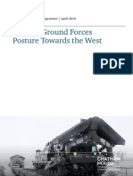 Russian Ground Forces Posture Towards The West: Research Paper