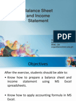 Module 4 - Balance Sheet and Income Statement