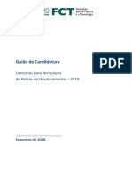 Guiao de Candidatura A Bolsas FCT