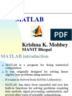 MATLAB - Lecture 1 - Overview