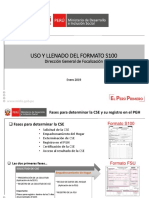 Pasos para Desestimar Una s100 en El Sigof