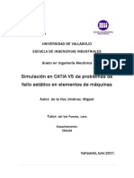 Simulación en CATIA V5 de Problemas de Fallo Estático en Elementos de Máquinas PDF