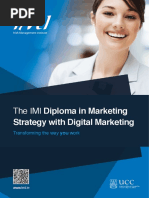 The IMI Diploma in Marketing: Strategy With Digital Marketing