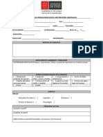 Anamnesis Fonoaudiologica Motricidad