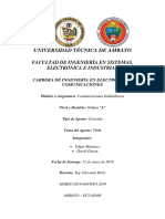 Universidad Técnica de Ambato: Facultad de Ingeniería en Sistemas, Electrónica E Industrial