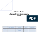 Procedura Privind Organizarea Si Functionarea Comitetului de Securitate Si Sanatate in Munca (CSSM) 2013