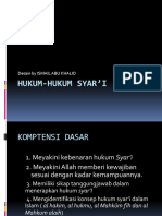 Hukum-Hukum Syar'i