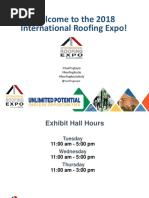 Welcome To The 2018 International Roofing Expo!: @roofingexpo