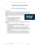 Part 4: Lateral Earth Pressure and Earth-Retaining Structures