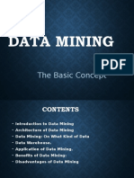 Data Mining: The Basic Concept