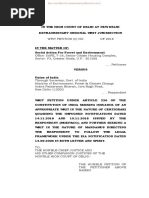 Legal Document For Stay On EIA Notification