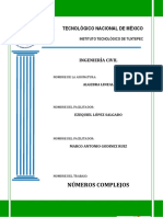 Investigación Unidad 1 Números Complejos