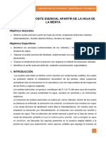 Informe de Lab Pio Hidrodestilacion