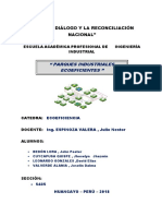 Parques INDUSTRIALES Ecoeficientes INFORME