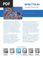 Spectrum Group Flier On Foreign Governmental Clients