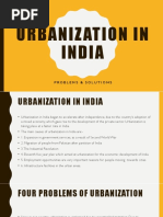 Urbanization in India: Problems & Solutions